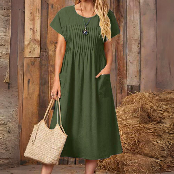 Emily™ Vestido Relajado con Bolsillos