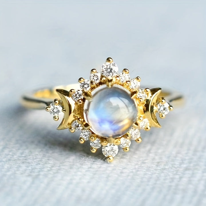 Anillo Lisbeth piedra lunar