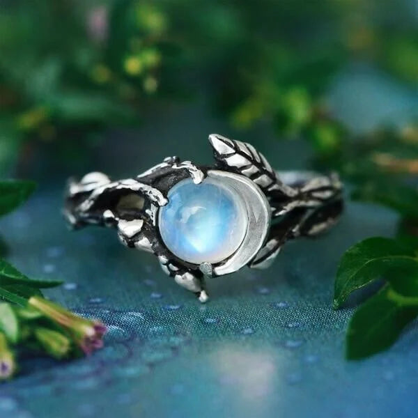 Anillo Elisabeth piedra lunar