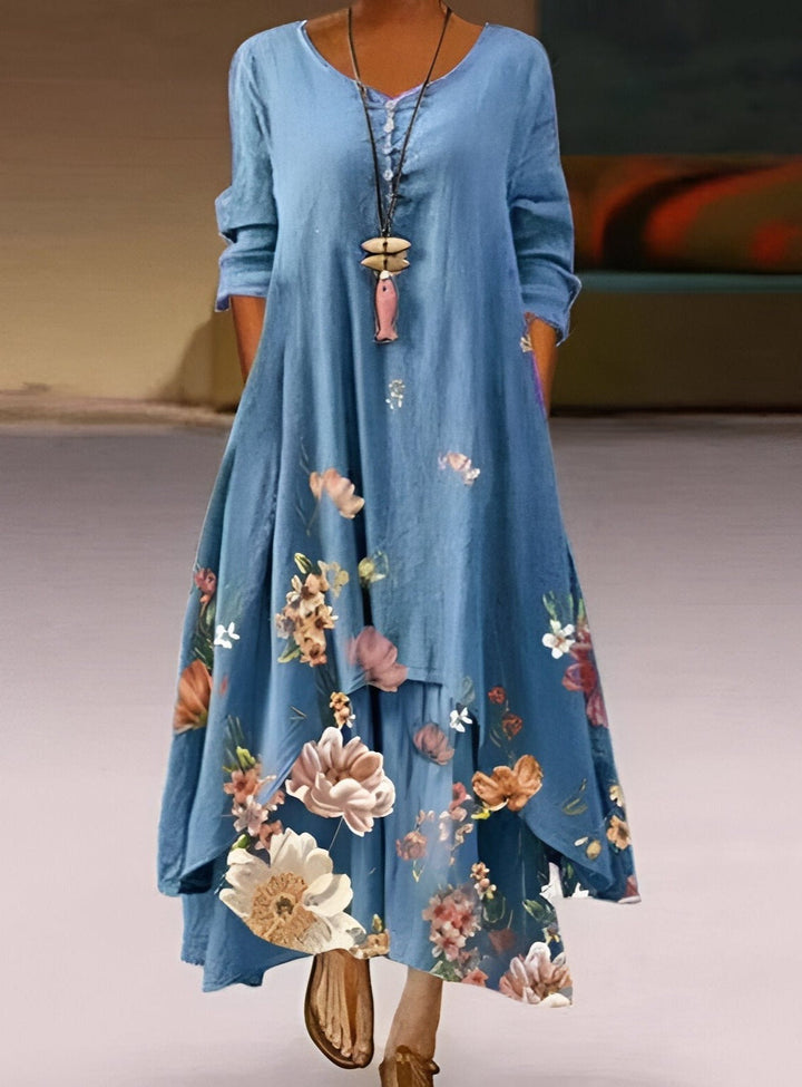 Fauna™ Vestido Atemporal con Cobertura de Abdomen