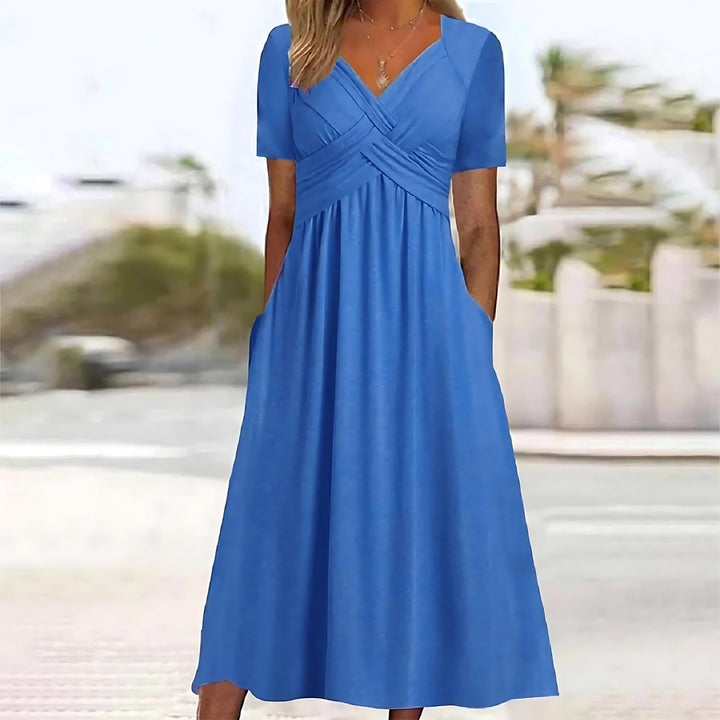 Jamaica™ Vestido Midi Elegante con Cobertura para el Abdomen