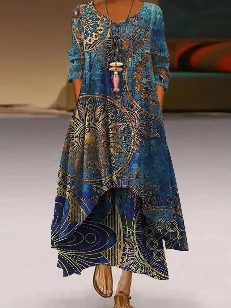 Fauna™ Vestido Atemporal con Cobertura de Abdomen