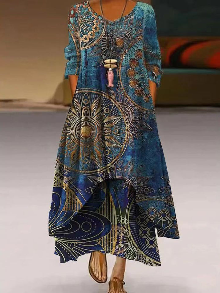 Fauna™ Vestido Atemporal con Cobertura de Abdomen