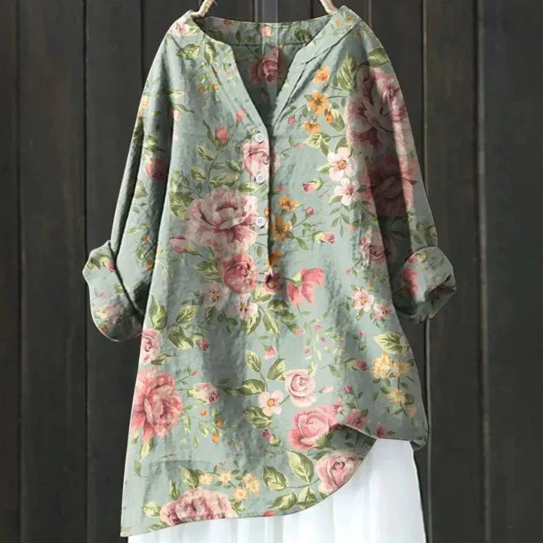 Farrah™ Blusa Floral Elegante