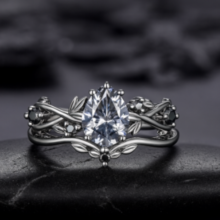 Anillo Doretta piedra lunar