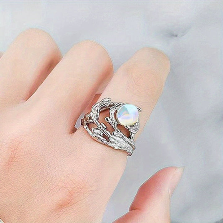 Anillo Theresa piedra lunar
