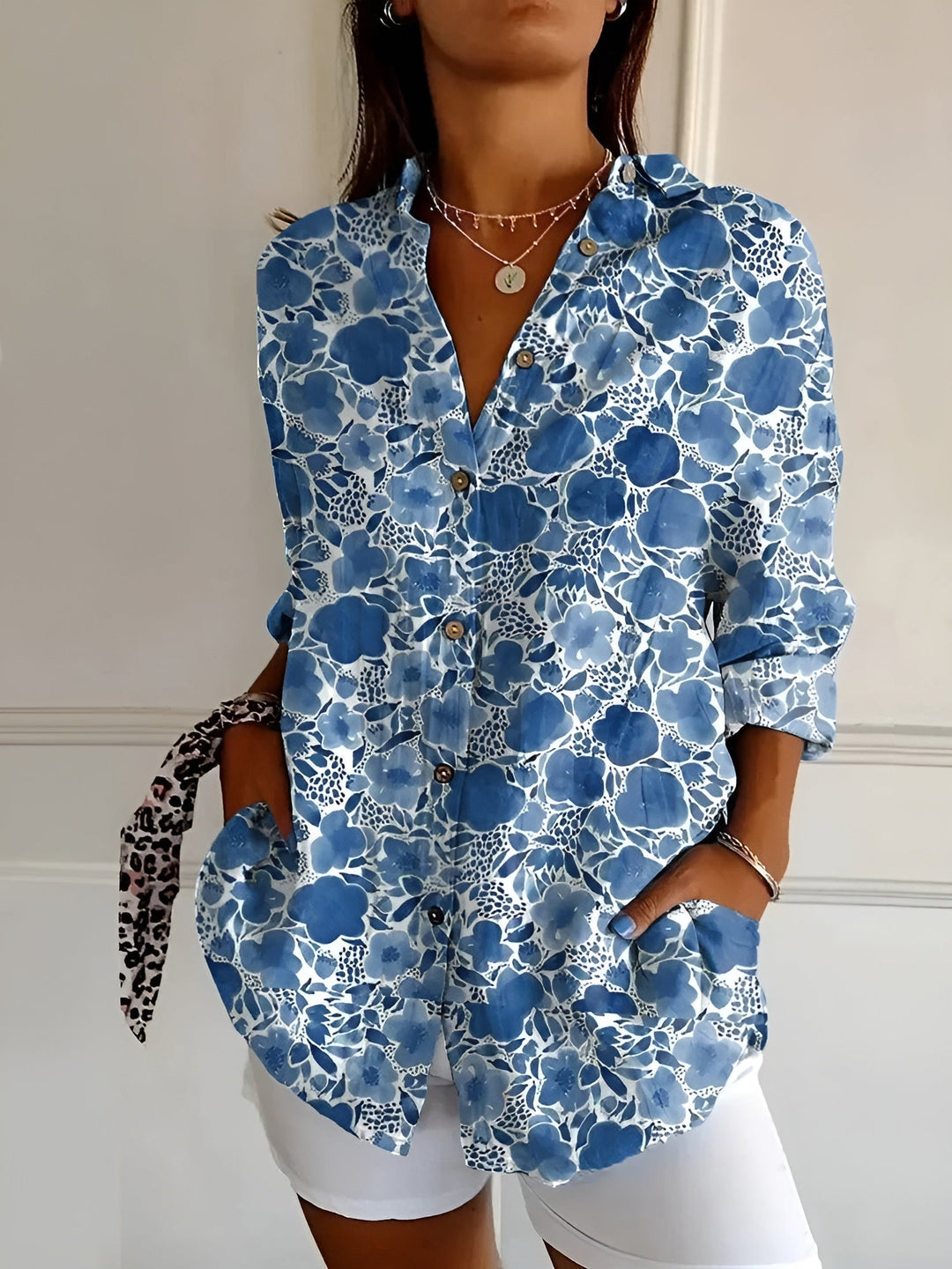 Maia | Blusa Floral de Verano